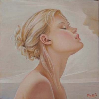 037 IL BACIO - cm 30X30