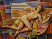 075 COMPOSIZIONE CON NUDO - cm 30x40